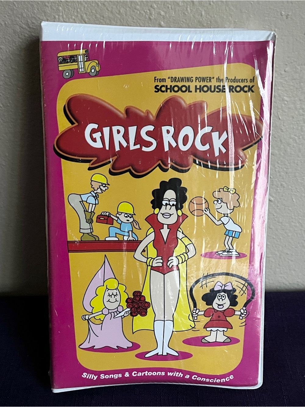 Girls Rock! School House Rocks VHS New Sealed  Educational Animation